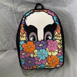 Loungefly Colorful Floral Skunk Backpack